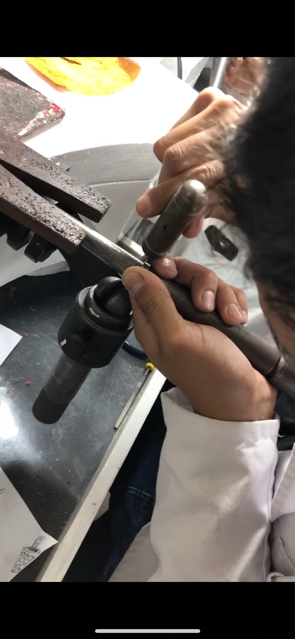 Forja de la forma del anillo